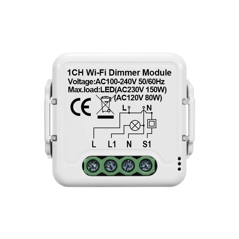1 Gang Wi-Fi/Zigbee Dimmer Module